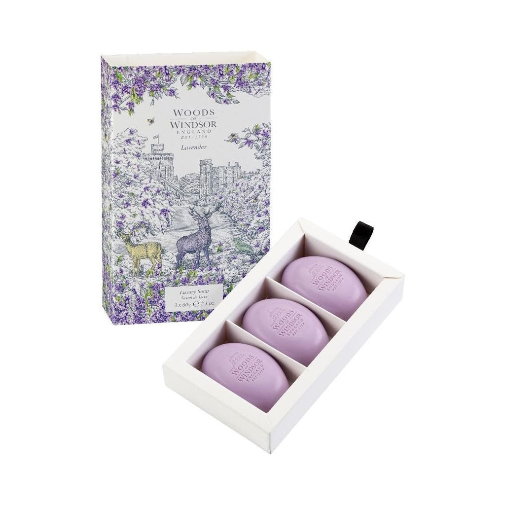 2016 Lavender Soap 3X60g - Beales department store