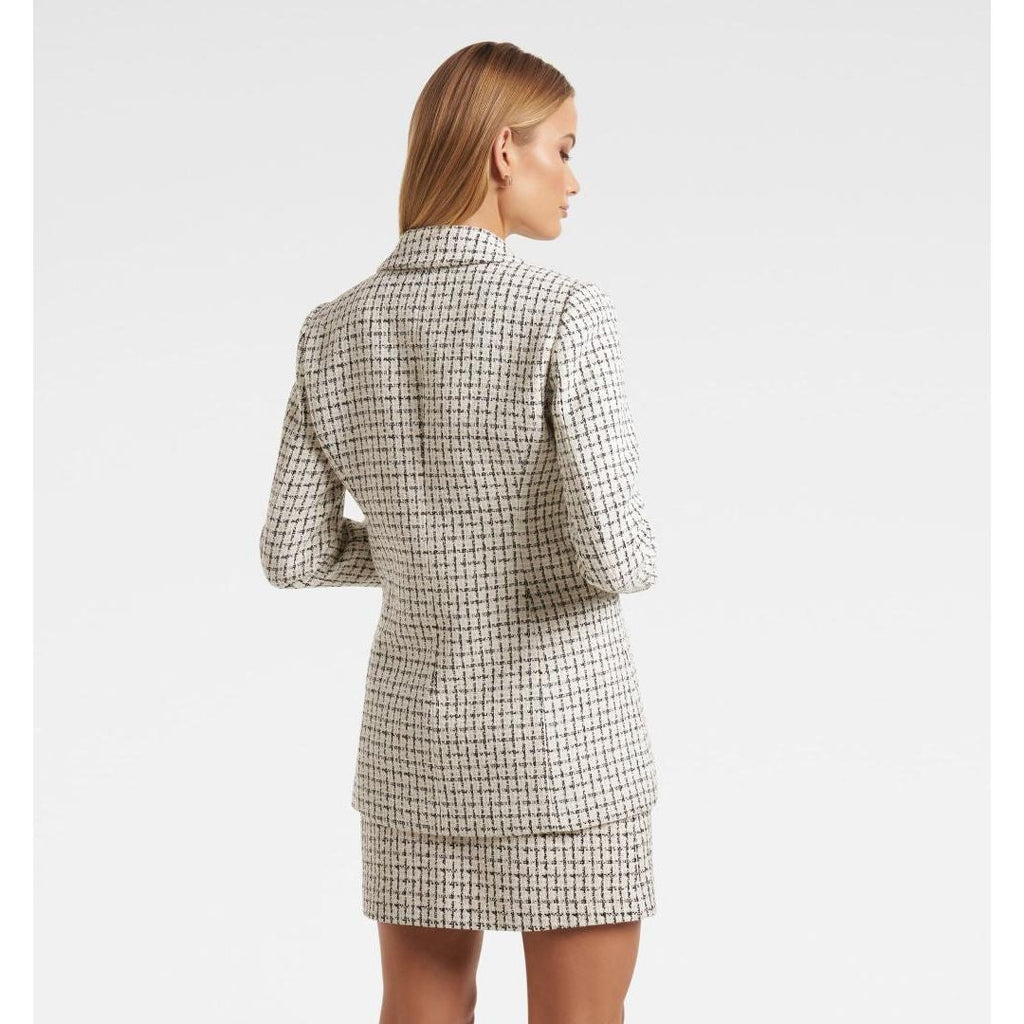 Forever New Pearl Boucle Jacket - Cream - Beales department store