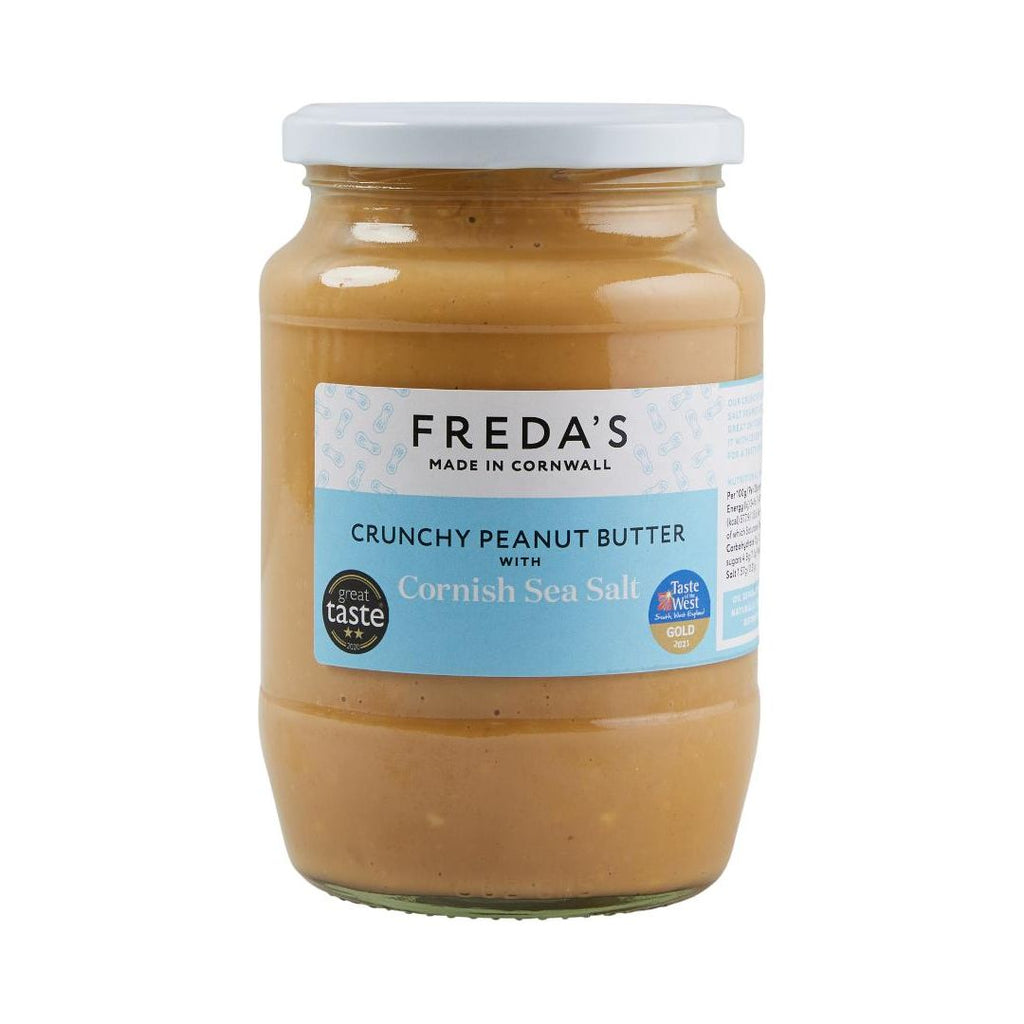 Freda’s Crunchy Peanut Butter with Cornish Sea Salt 750g - Beales department store