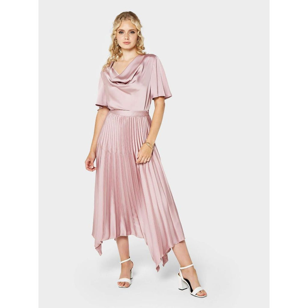 GWD by George Davies Cheryl Satin Top Soft - Pink - Beales department store