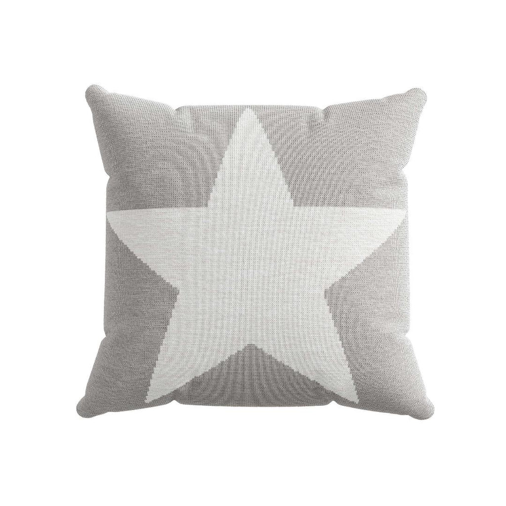 Helena Springfield Long Island Star Cushion - Grey - Beales department store