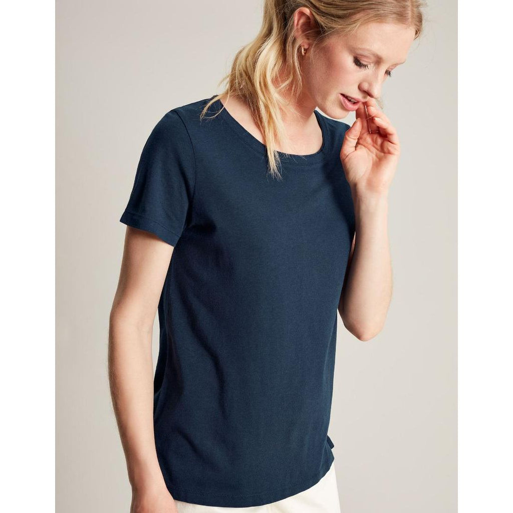 Joules Frankie Crew T-Shirt - French Navy - Beales department store