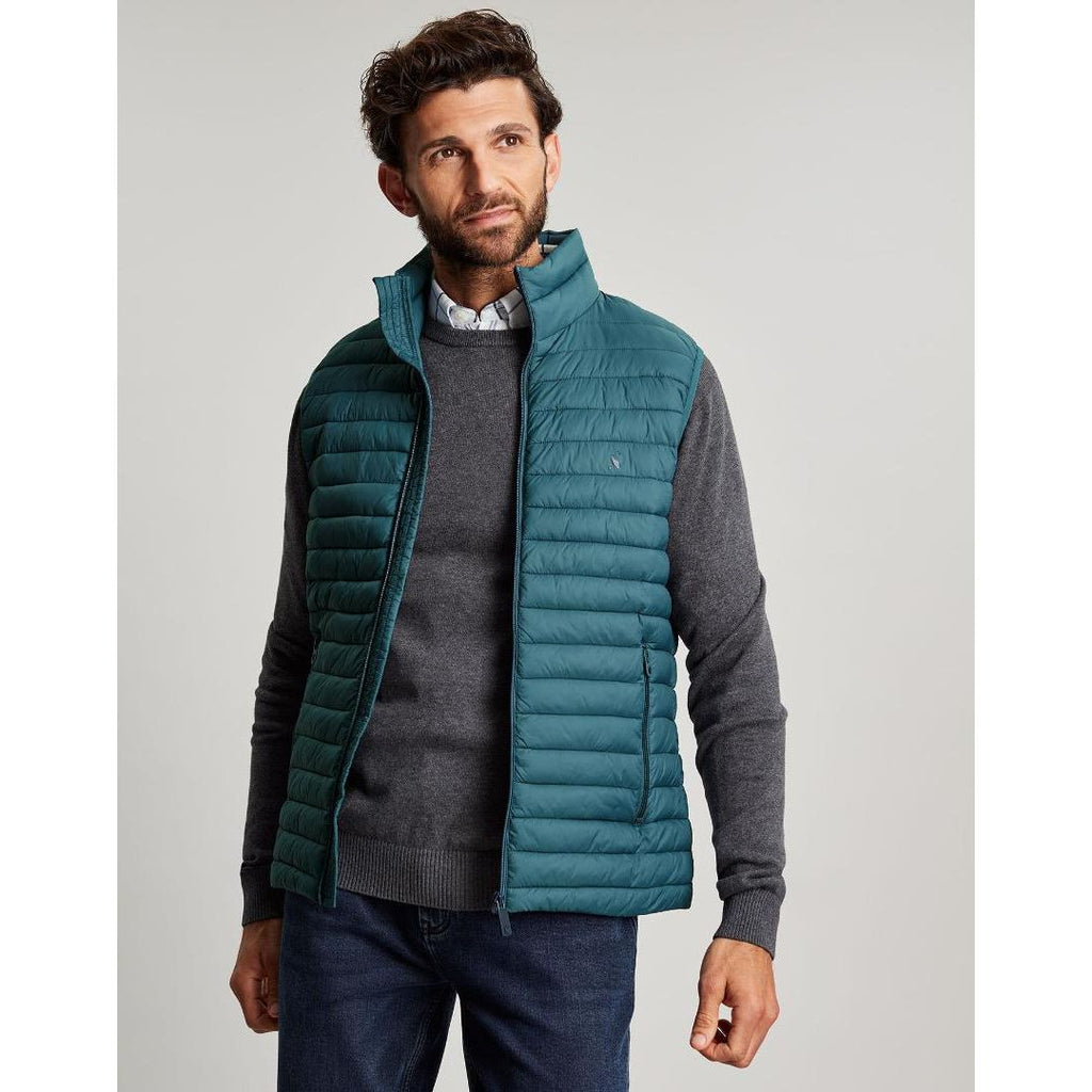 Joules Snug Padded Gilet - Blue - Size XL - Beales department store
