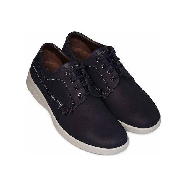 Padders Lunar Casual Shoes - Navy Nubuck - Beales department store