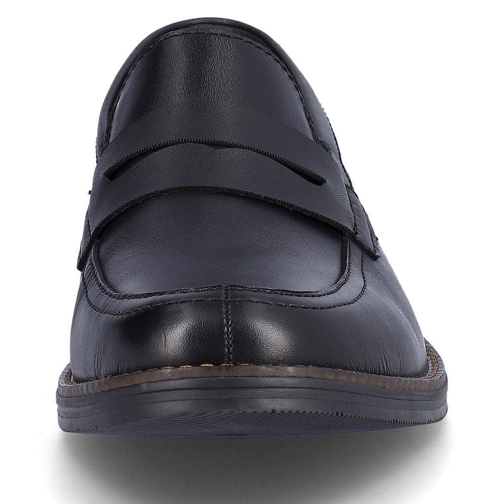 Rieker 12550-00 Dimitri Mens Shoes - Black - Beales department store