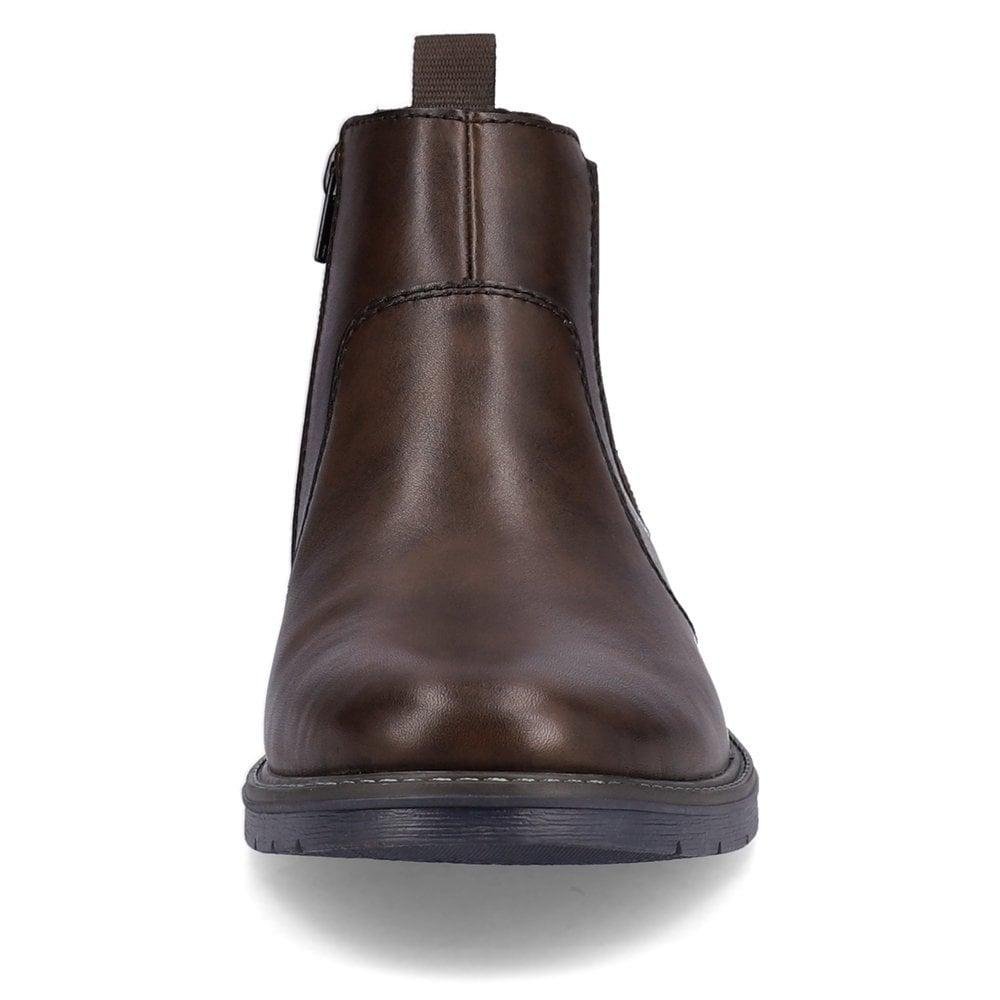 Rieker 13092-25 Devin Mens Boots - Brown - Beales department store