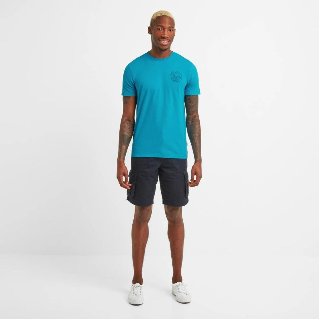 Tog24 Peterson Mens T-shirt - Light Turquoise - Beales department store