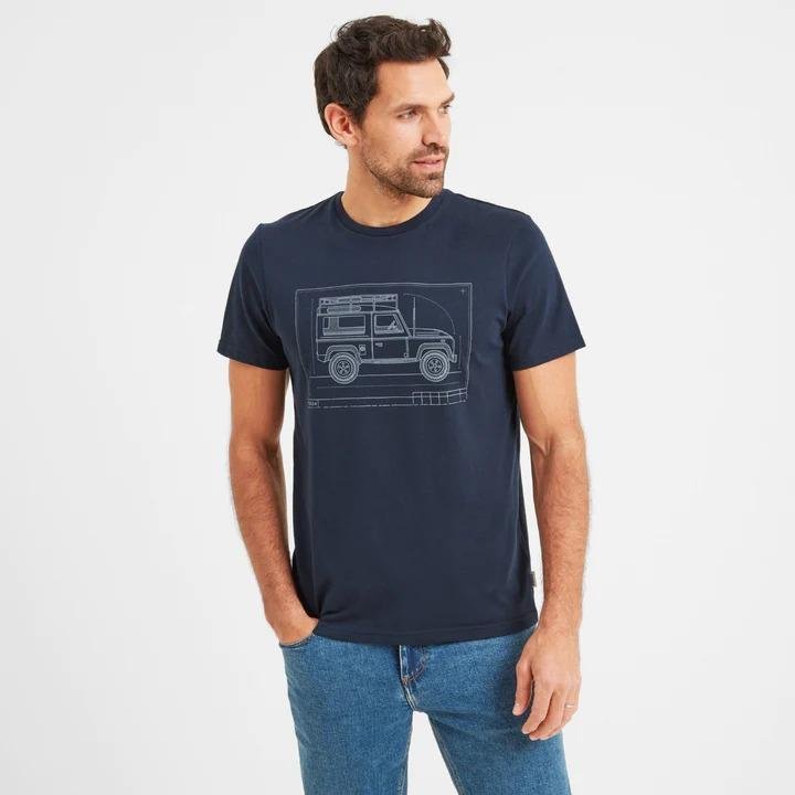 TOG24 Whiston Mens T-Shirt - Navy - Beales department store