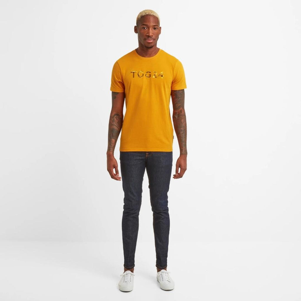 Tog24 Wilson Mens T-shirt - Burnt Orange - Beales department store