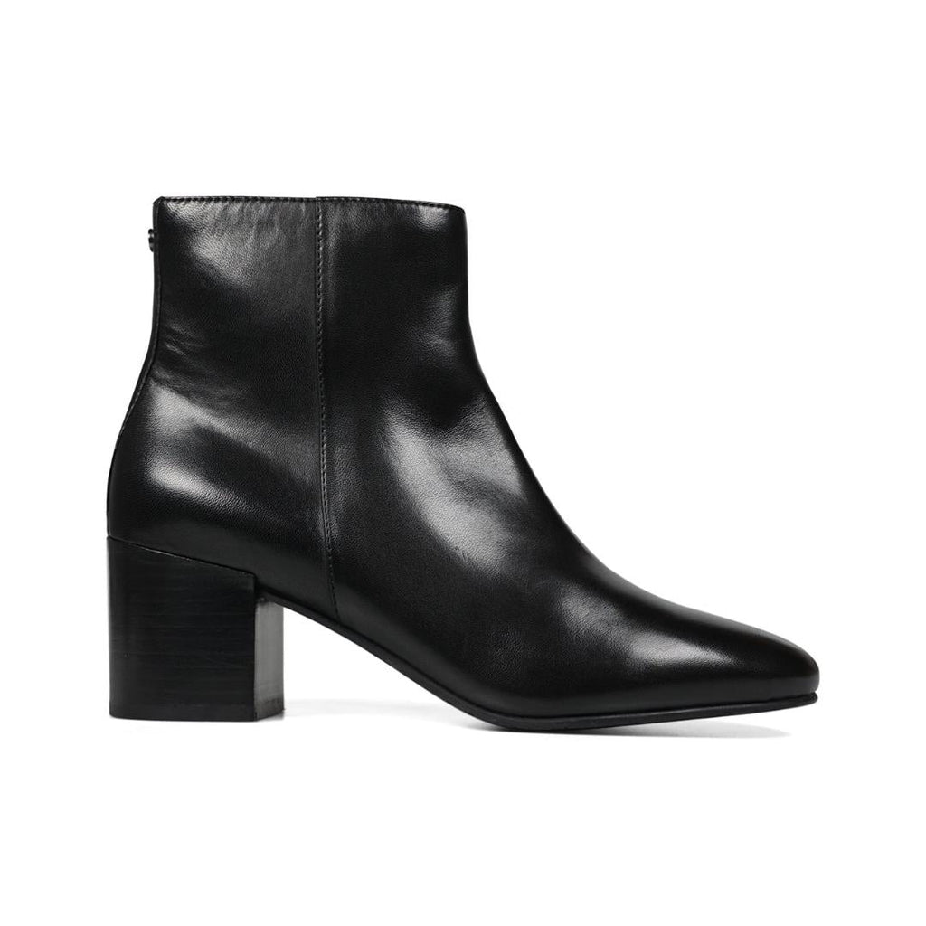 Van Dal 3348 Ava Short Boots - Black Leather - Beales department store