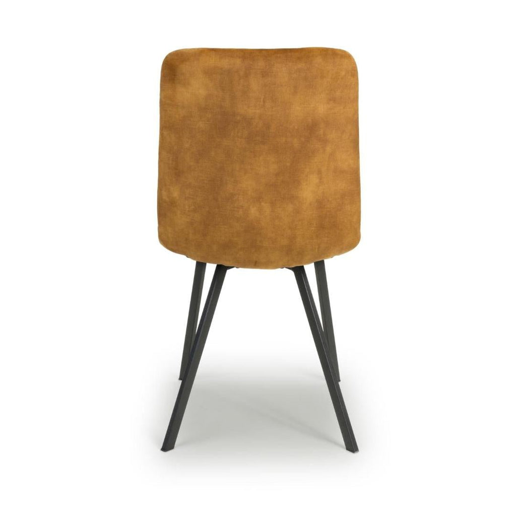 Cadiz Brushed Velvet Bronze Dining Chair Set Of 4 - Beales department store