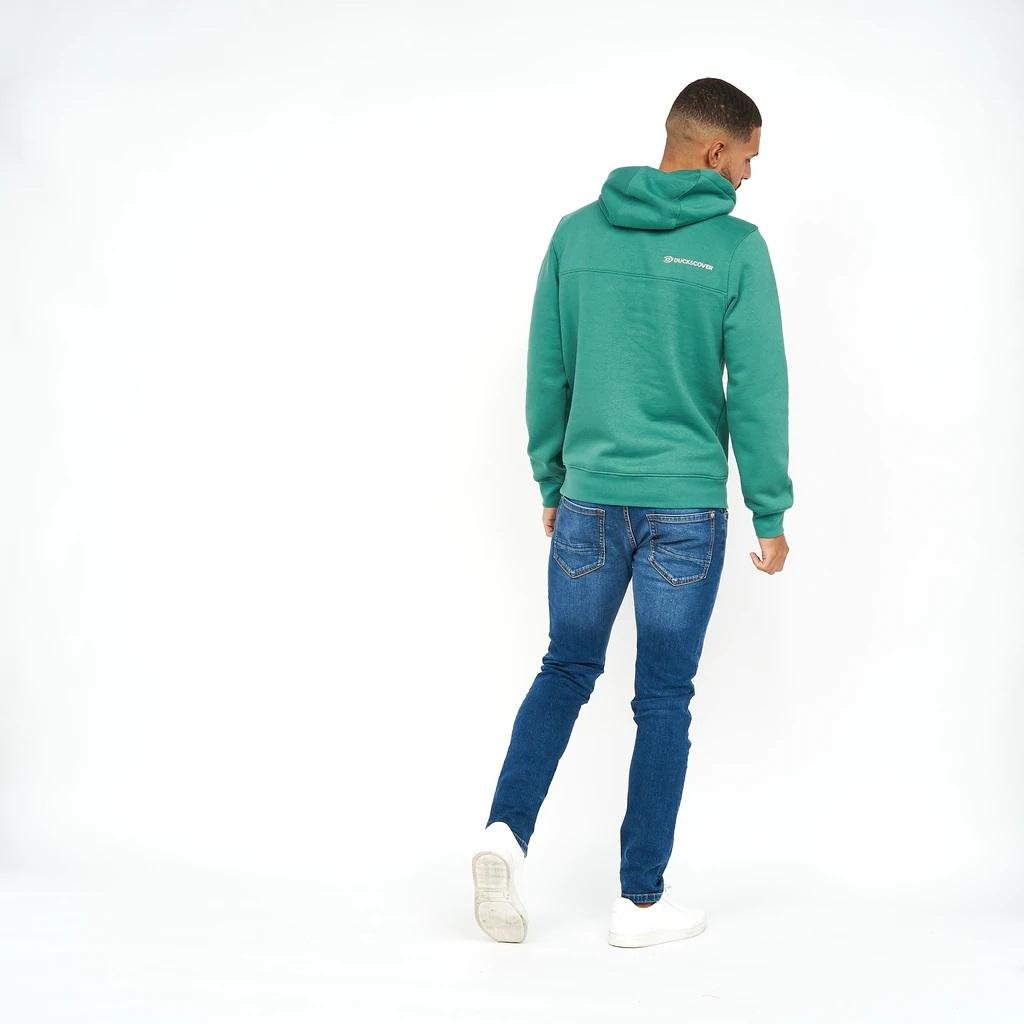 Duck & Cover Bromley Hoodie - Green - Beales department store