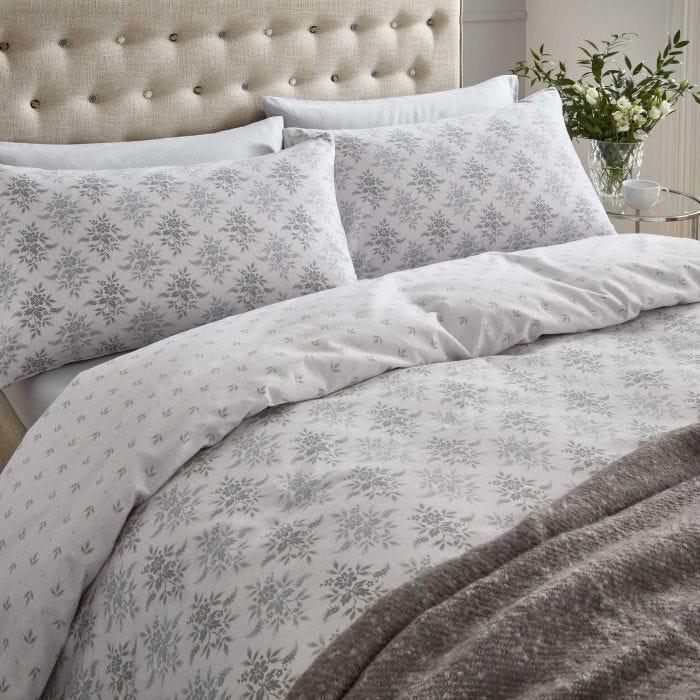 Fable Sophie Duvet Cover Set - Oxford Grey - Beales department store