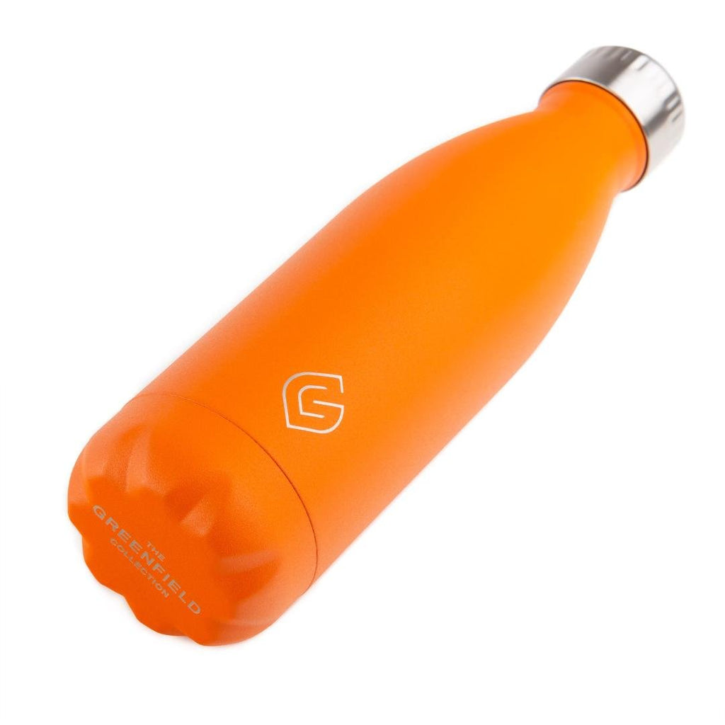 Greenfield Collection Coast Insulated Bottle - Orange - Beales department store