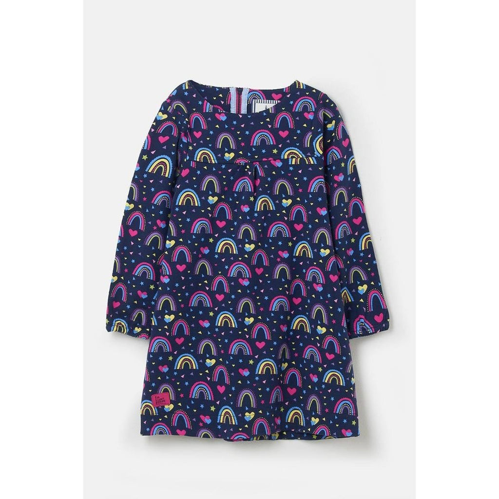 Little Lighthouse Penny Dress - Rainbow Print - Beales department store