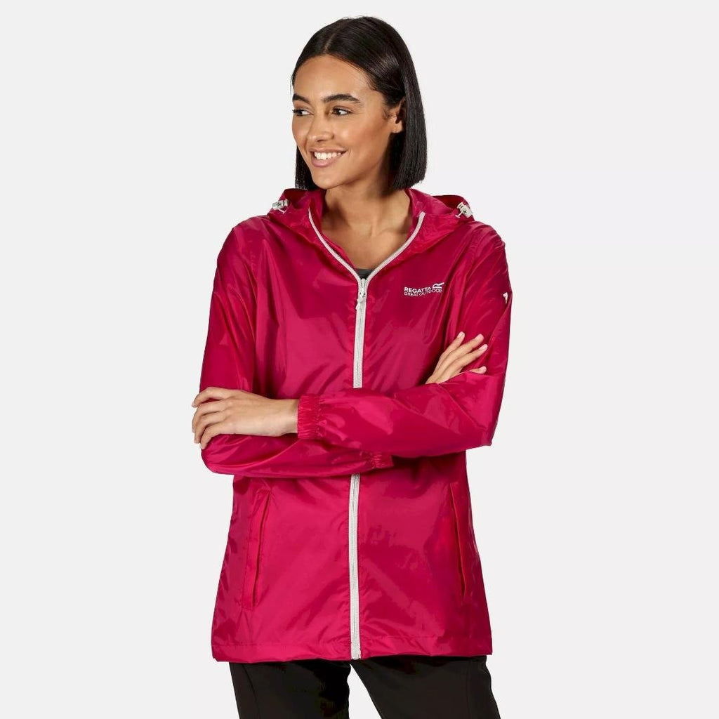 Regatta Women's Pack-It III Waterproof Jacket | Dark Cerise - Beales department store