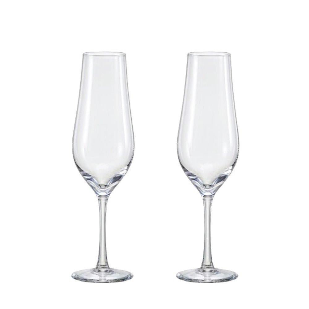 Royal Scot Crystal Classic Collection - Pair of Champagne Flute 225mm, 170ml - Beales department store