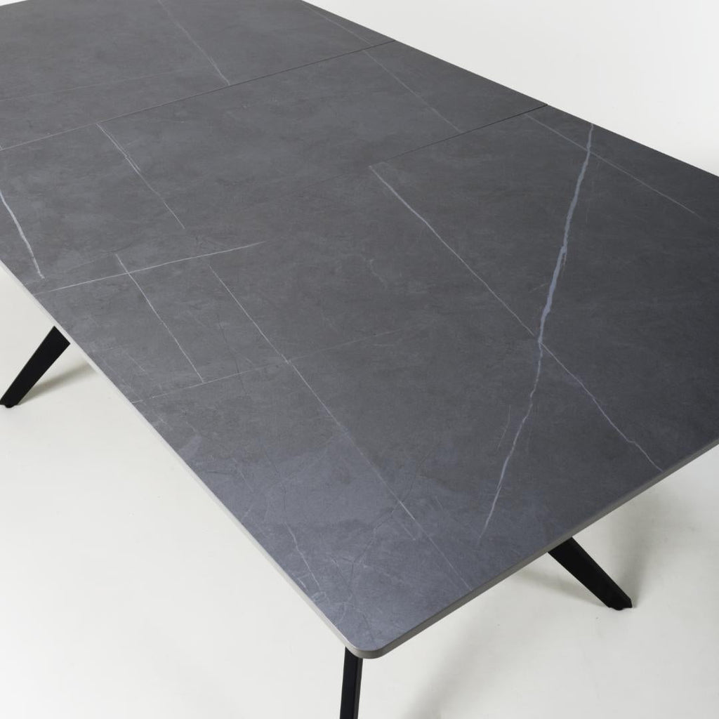 Timor 1.8m Extending Grey Dining Table - Beales department store