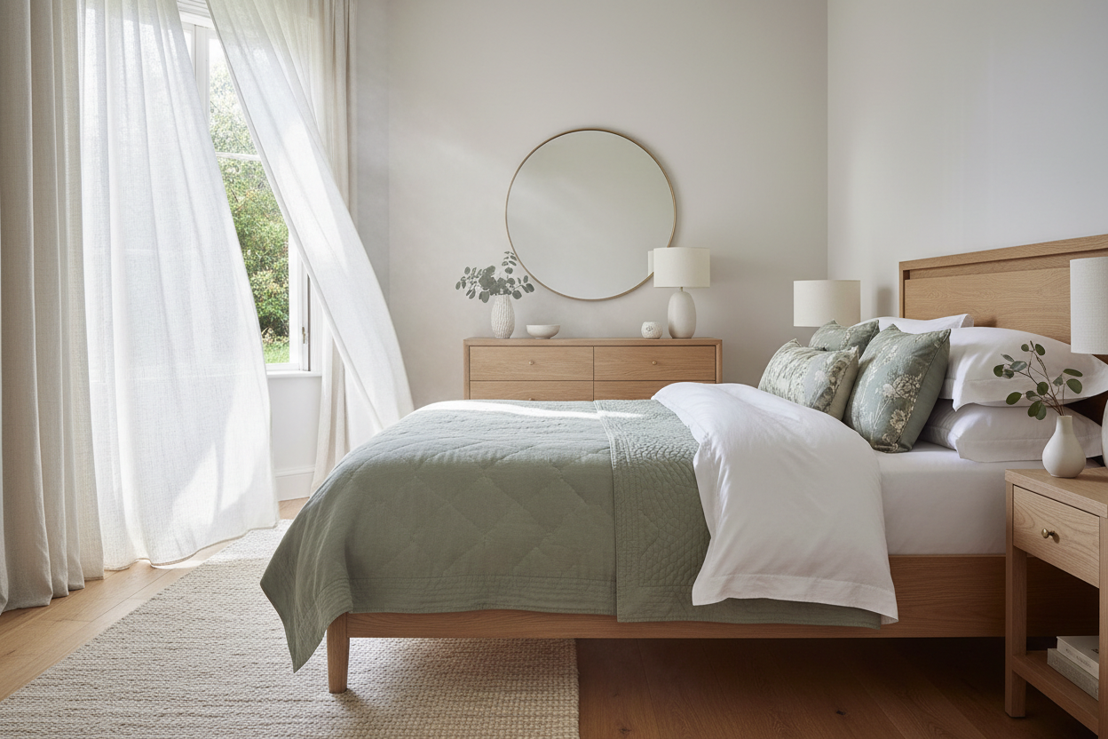 How to Create a Cool, Calm Bedroom This Summer