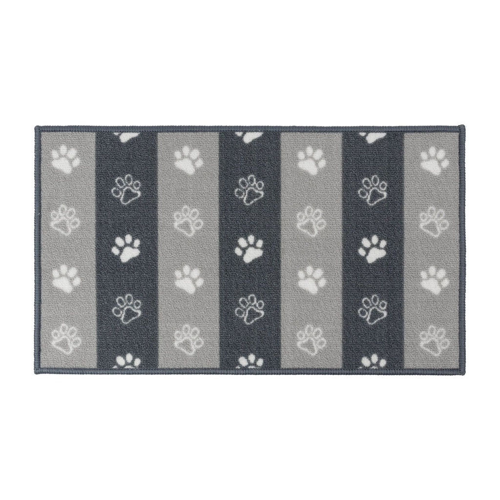 Paw Prints Grey Pet Mat