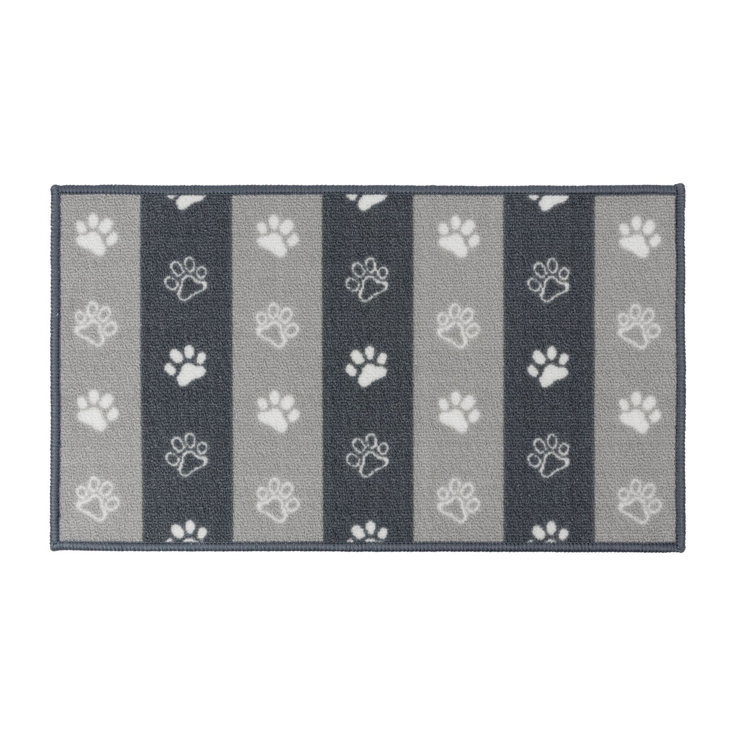 Paw Prints Grey Pet Mat