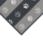 Paw Prints Grey Pet Mat
