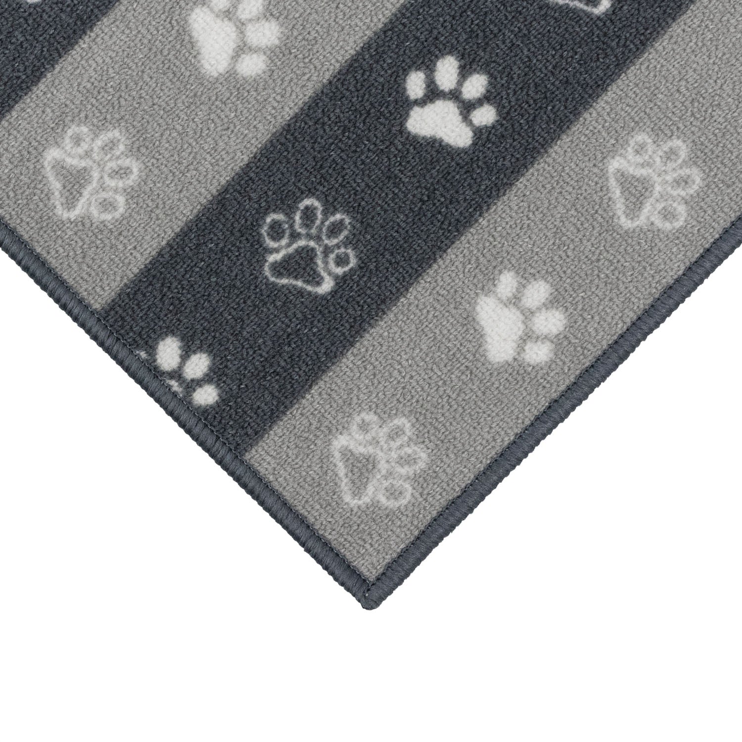 Paw Prints Grey Pet Mat