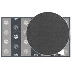 Paw Prints Grey Pet Mat