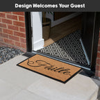 Failte Eco-Friendly Latex Backed Coir Entrance Doormat