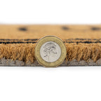 Welcome Border Eco-Friendly Latex Backed Coir Entrance Doormat
