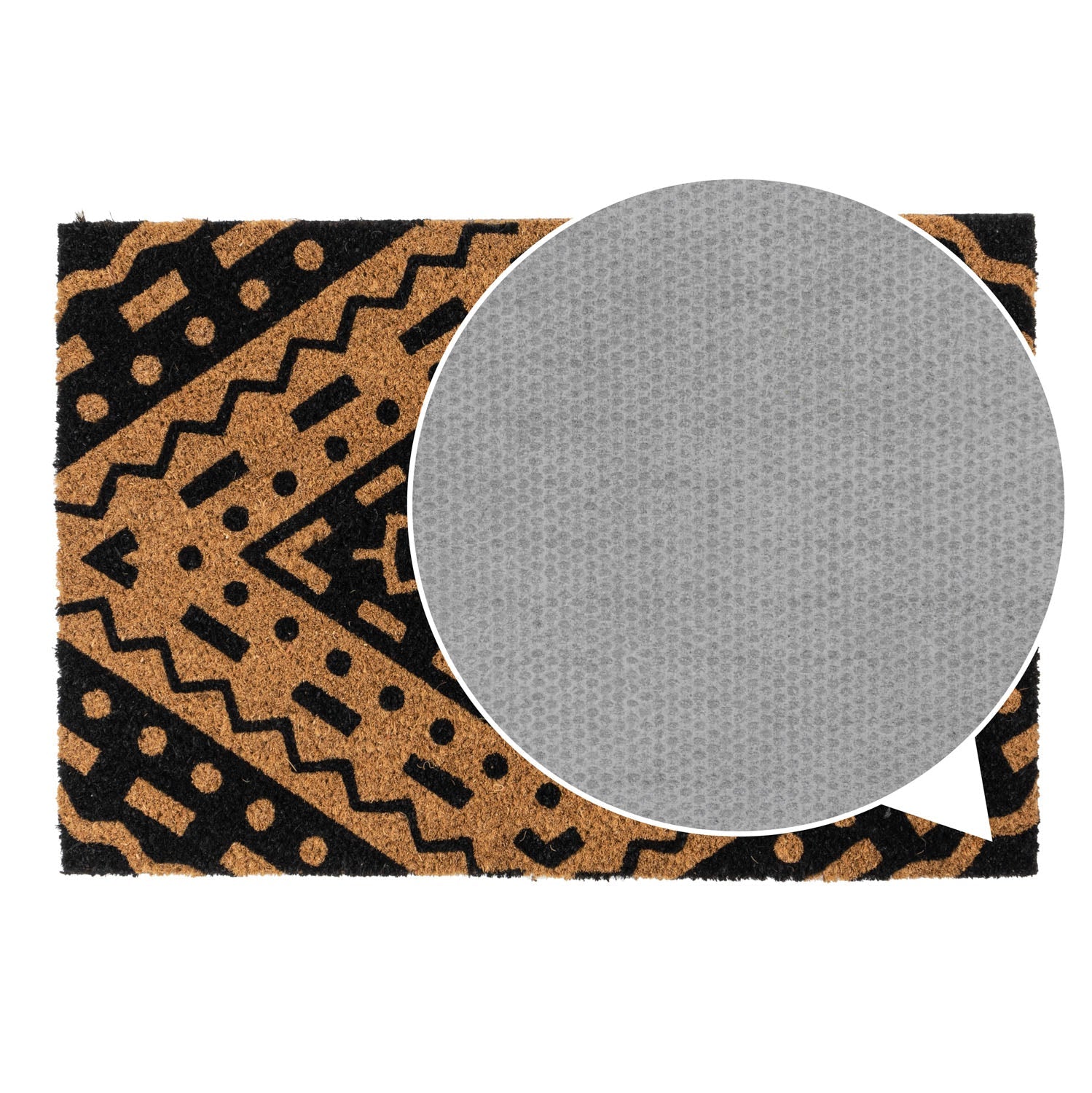 Aztec Eco-Friendly Latex Backed Coir Entrance Doormat