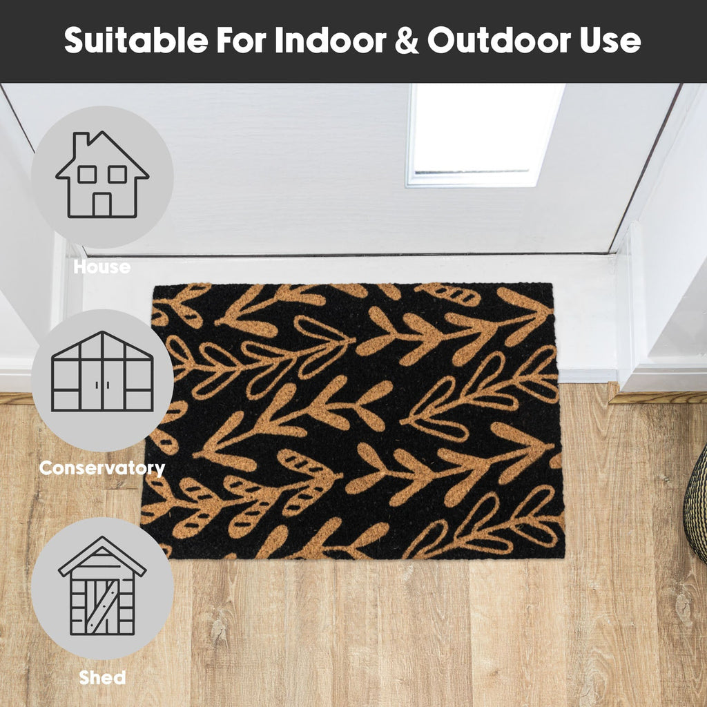 Sycamore Eco-Friendly Latex Backed Coir Entrance Doormat