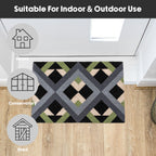 Geo Eco-Friendly Latex Backed Coir Entrance Doormat