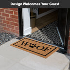 Woof Eco-Friendly Latex Backed Coir Entrance Doormat