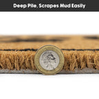 Woof Eco-Friendly Latex Backed Coir Entrance Doormat