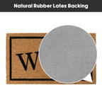 Woof Eco-Friendly Latex Backed Coir Entrance Doormat