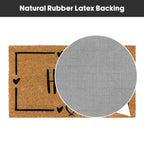 Home Hearts Eco-Friendly Latex Backed Coir Entrance Doormat