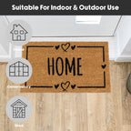 Home Hearts Eco-Friendly Latex Backed Coir Entrance Doormat