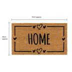 Home Hearts Eco-Friendly Latex Backed Coir Entrance Doormat