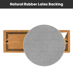Home Hearts Eco-Friendly Latex Backed Coir Entrance Doormat Runner