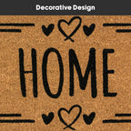 Home Hearts Eco-Friendly Latex Backed Coir Entrance Doormat Runner