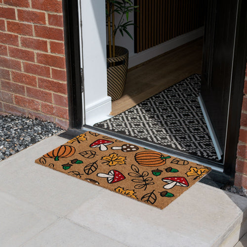 Autumn Latex Backed Coir Entrance Doormat