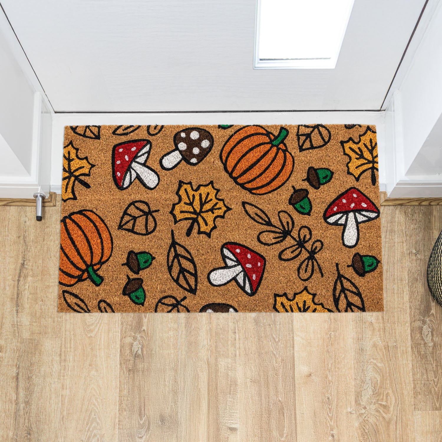 Autumn Latex Backed Coir Entrance Doormat