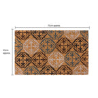 Tiles Eco-Friendly Latex Backed Coir Entrance Doormat