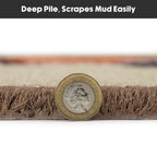 Fox Eco-Friendly Latex Backed Coir Entrance Doormat