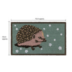 Hedgehog Eco-Friendly Latex Backed Coir Entrance Doormat