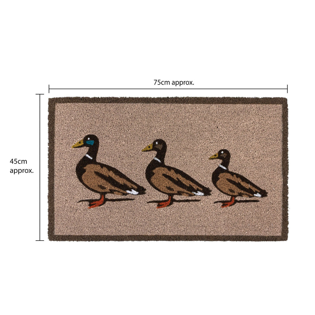 Ducks Eco-Friendly Latex Backed Coir Entrance Doormat