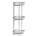 Nash 3 Tier Chrome Corner Storage Caddy