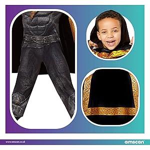 DC Comics Black Adam Child Costume Age 10-12 Years