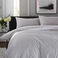 The Lyndon Company Peninsula Grey Cotton Sateen 1000TC Duvet Cover